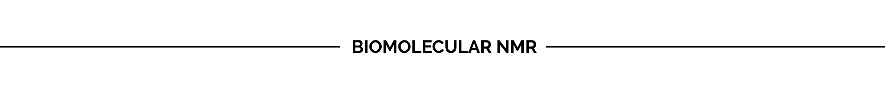 Biomolecular NMR